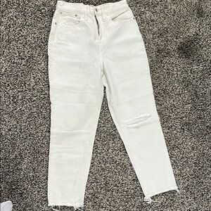 Madewell white denim
